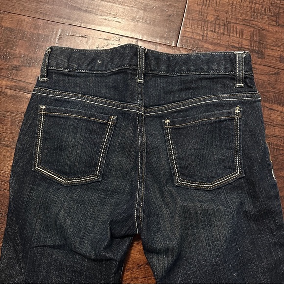 Girl’s Dark Blue Boot-Cut Jeans - Picture 4 of 4